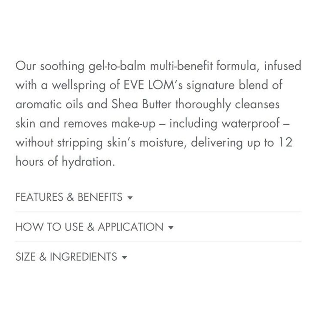 EVE LOM Gel Balm Cleanser + Creme Cleanser + Radiance Transforming Mask ~ NWOB - Picture 4 of 6